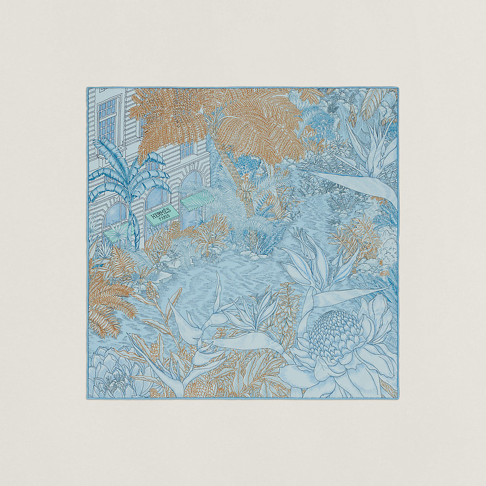 ◆送料込【HERMES】エルメス Faubourg Tropical Detail Scarf 45 Faubourg Tropical Detail scarf 45 | Hermès Finland